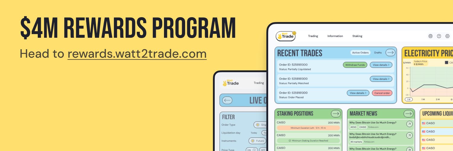 Watt2Trade's banner