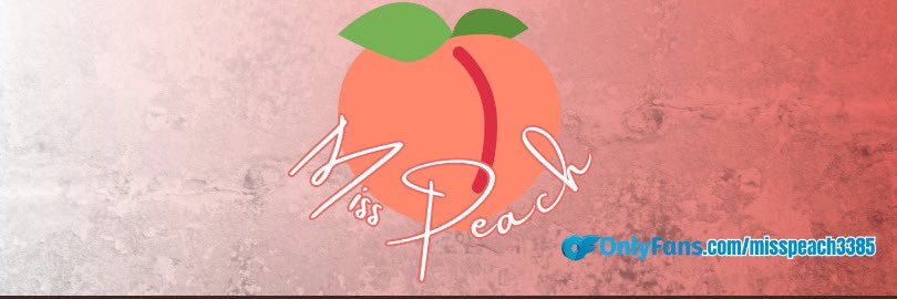 Miss Peach's banner