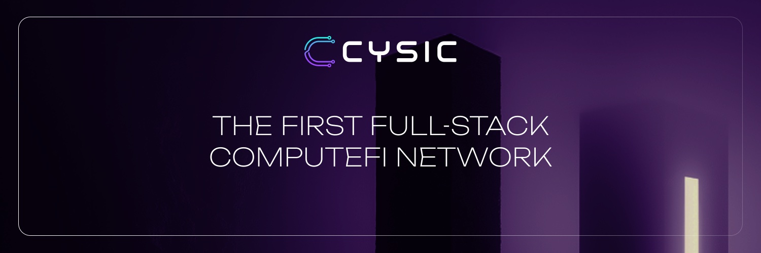 Cysic's banner
