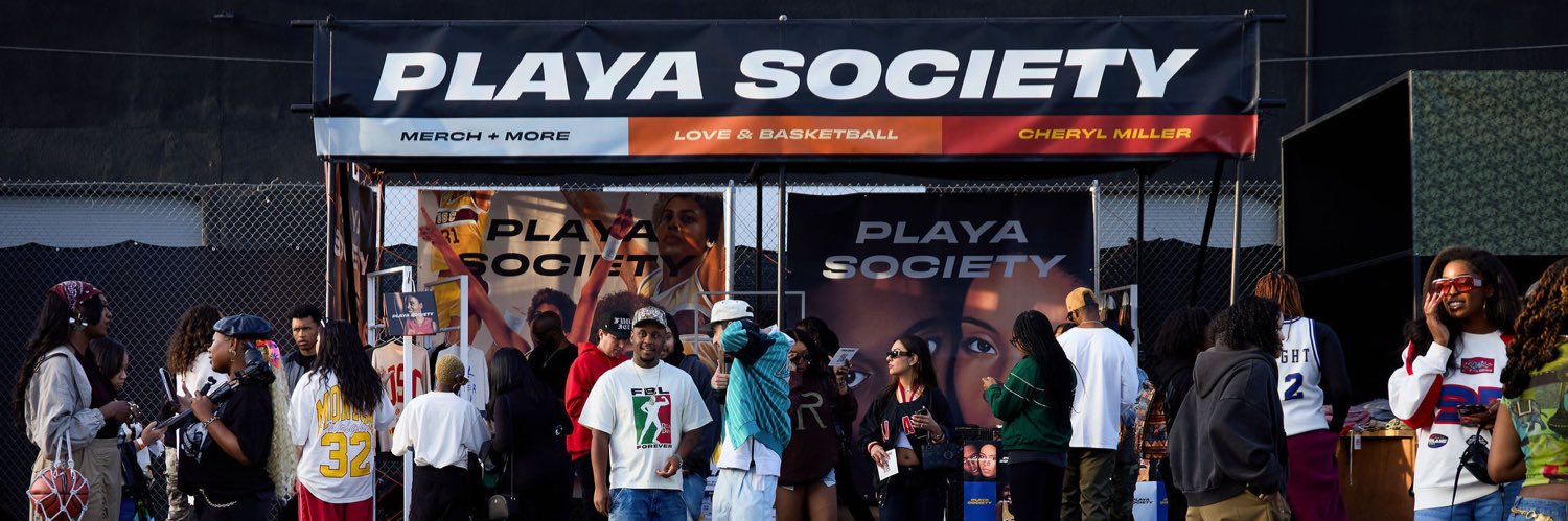 Playa Society's banner