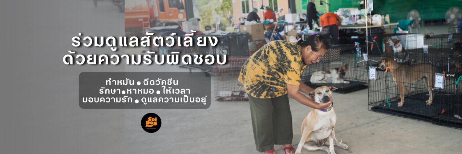 มูลนิธิเพื่อสุนัขในซอย (ซอยด๊อก)'s banner