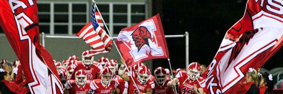 Marist Football's banner