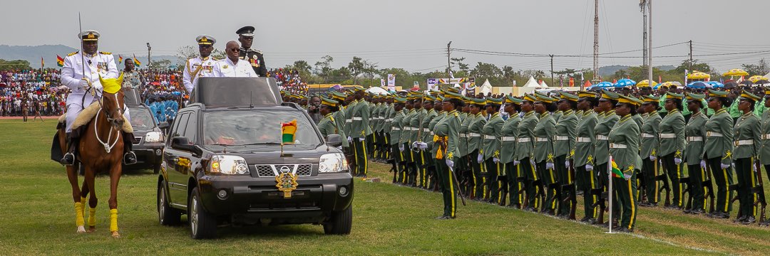 Ghana immigration service's banner