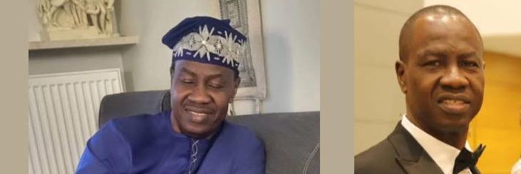Babatunde Gbadamosi's banner
