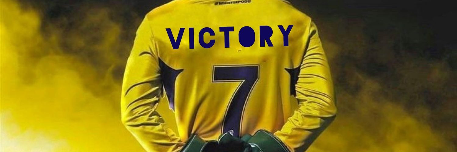 V's banner