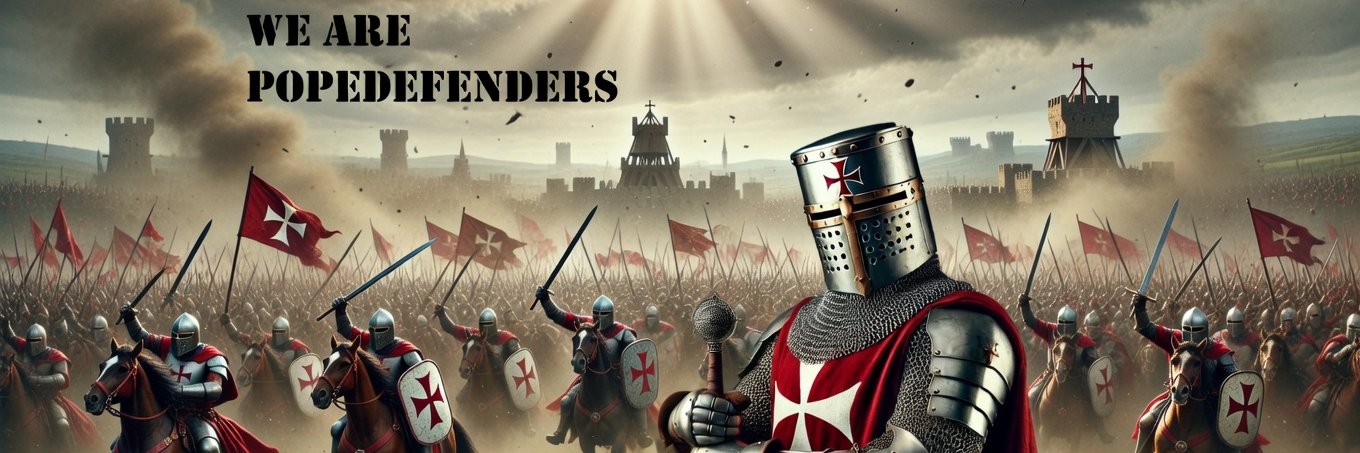 PopeDefenders🇻🇦's banner