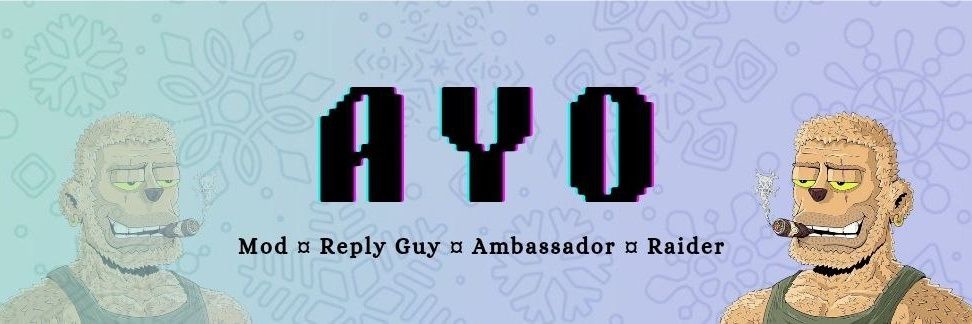Ayo's banner