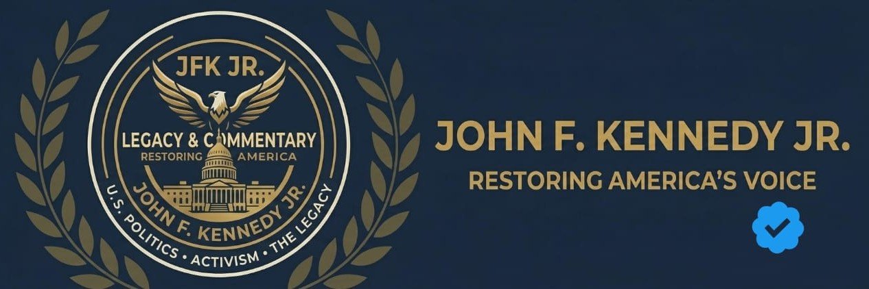 John F. Kennedy Jr's banner