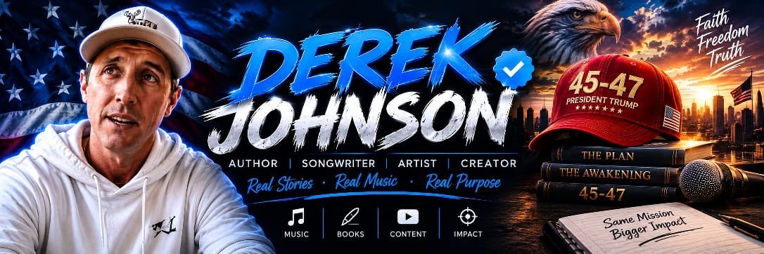 Derek Johnson 1776's banner