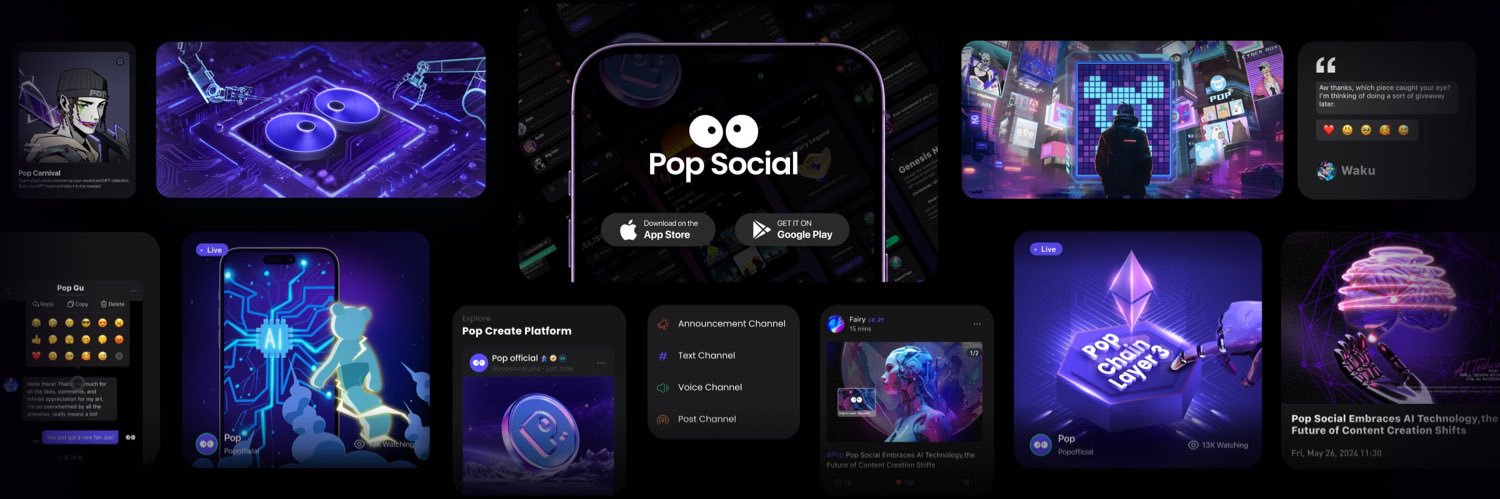 Pop Social's banner