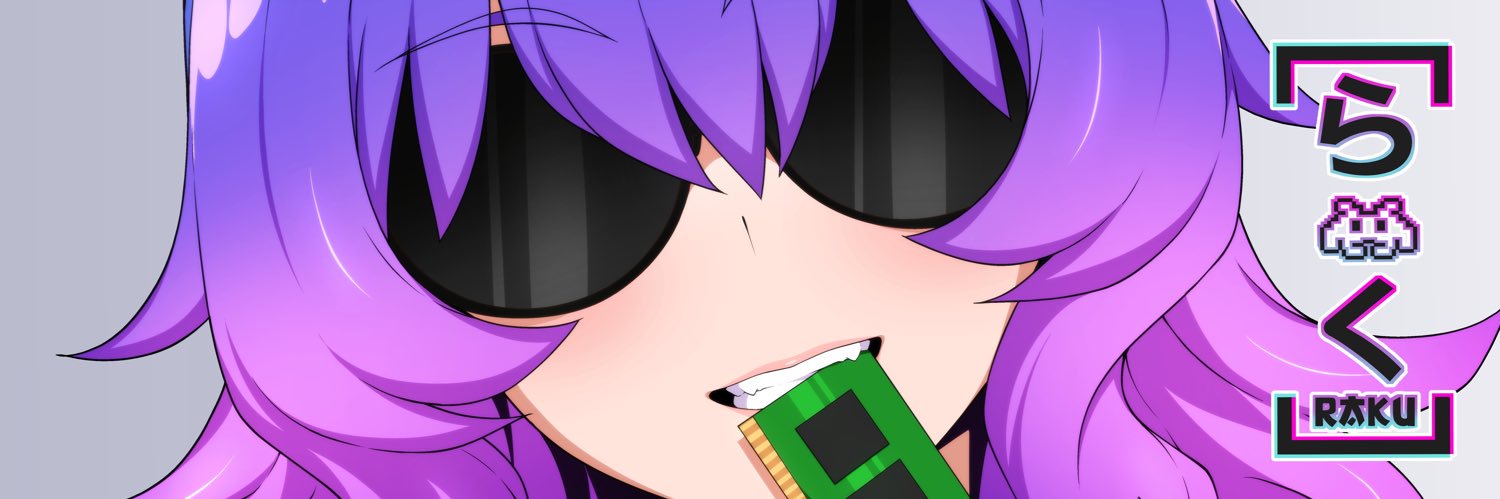 Raku' らく👾's banner