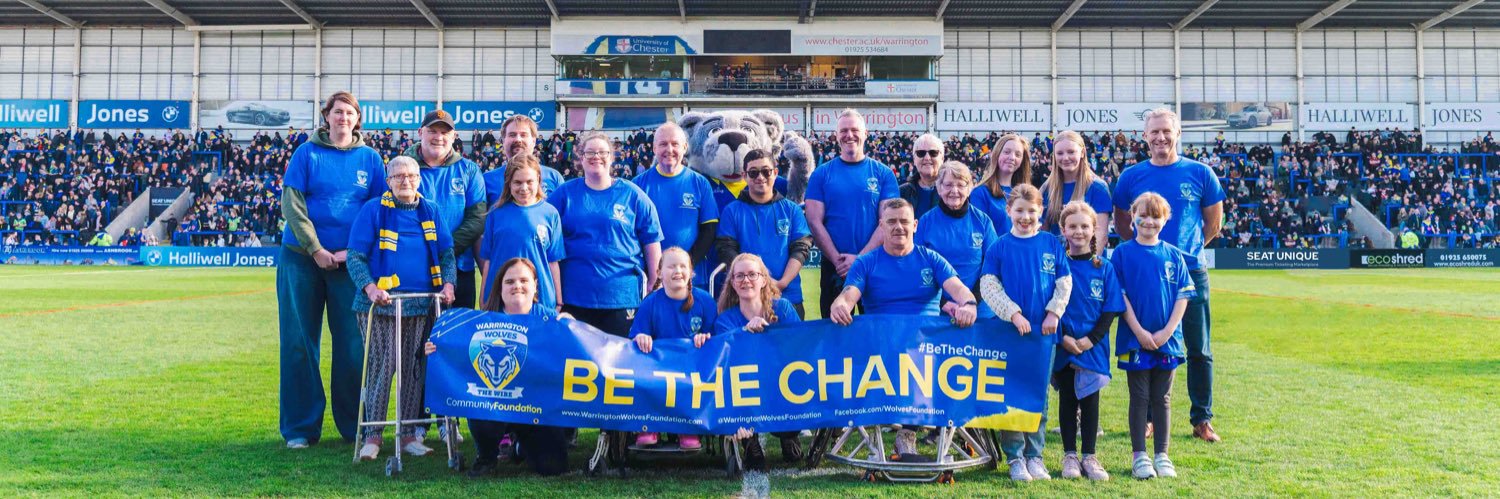 Warrington Wolves Community Foundation's banner