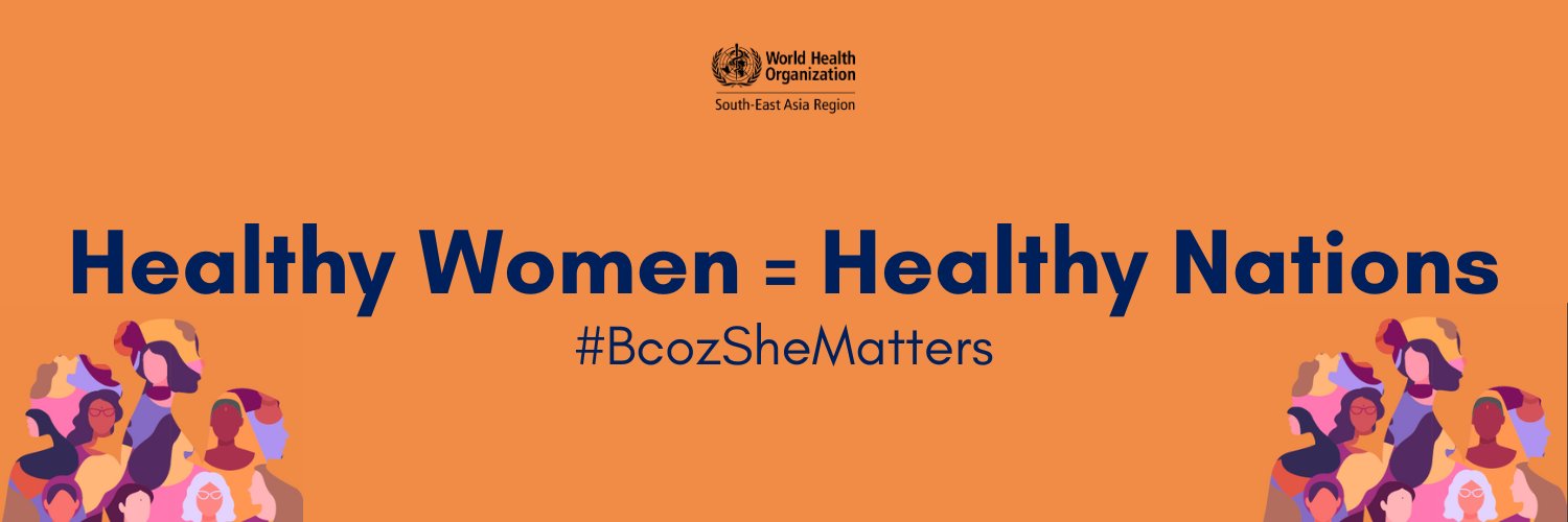 World Health Organization South-East Asia's banner
