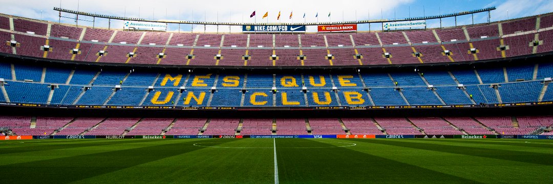 Futbòl Barca's banner