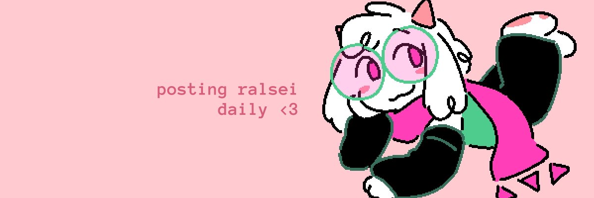 daily ralsei's banner