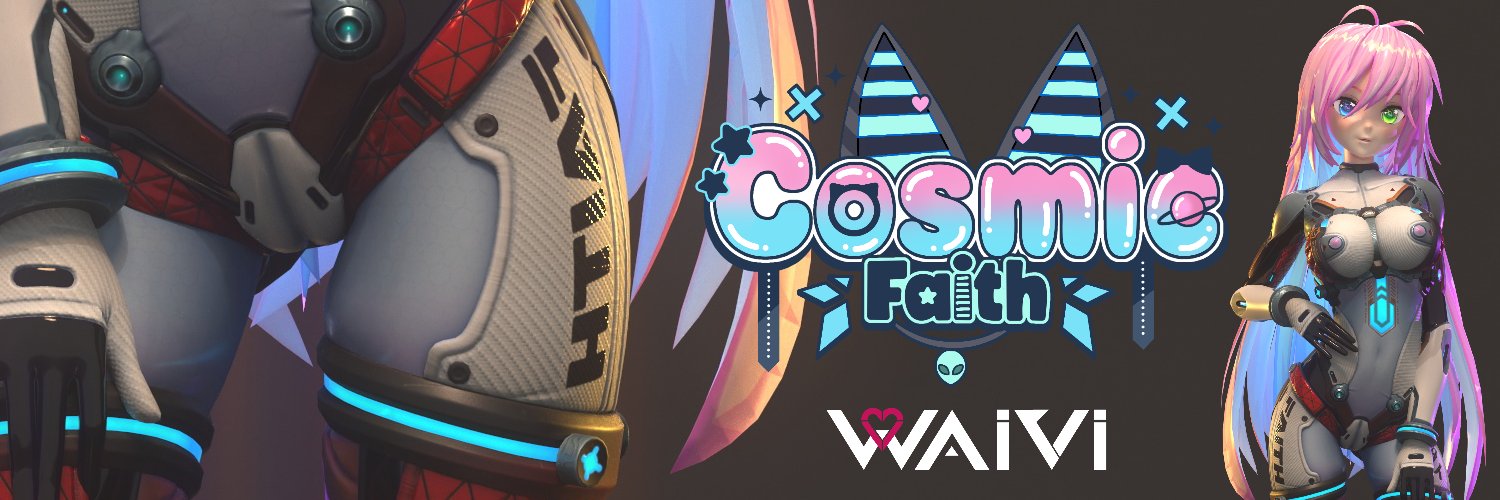 COSMIC FAITH - VTUBER 👽 WAIVI's banner