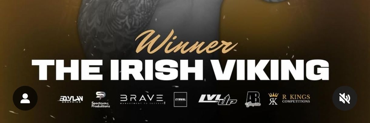 The Irish Viking's banner