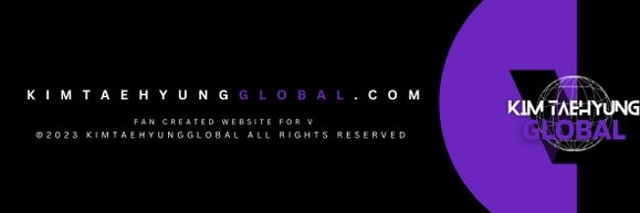Taehyung Website's banner