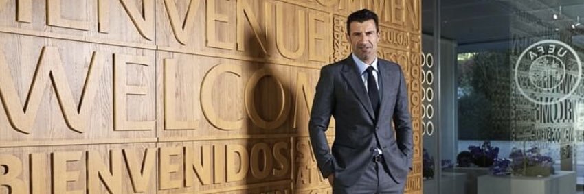 Luís Figo's banner