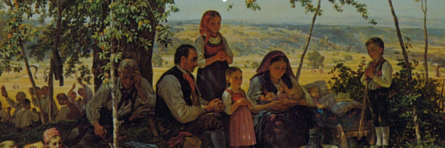 Catholic Land Movement's banner