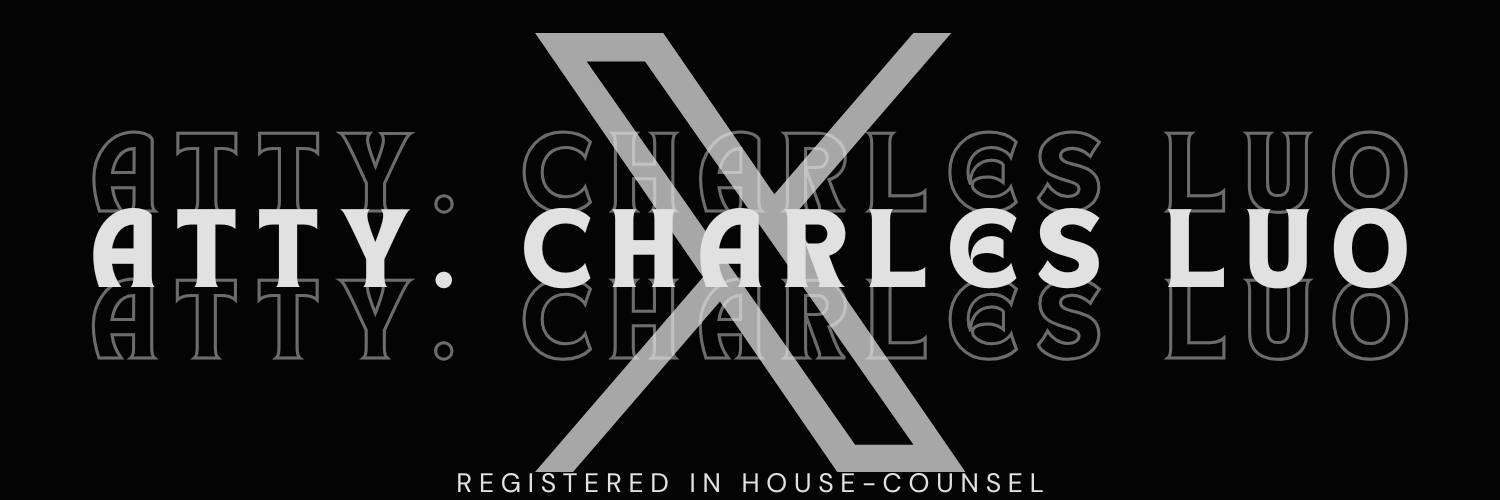 Atty. Charles Suchen Luo's banner