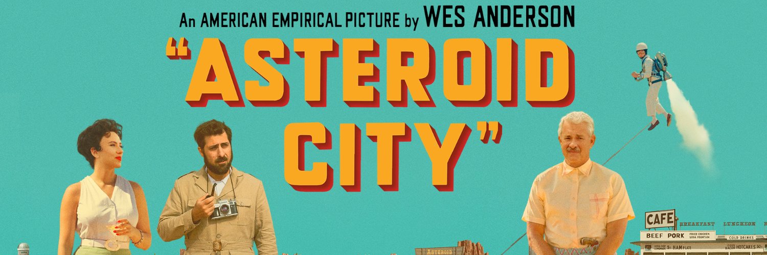 Asteroid City's banner