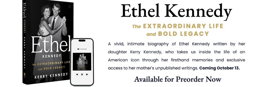 Kerry Kennedy's banner