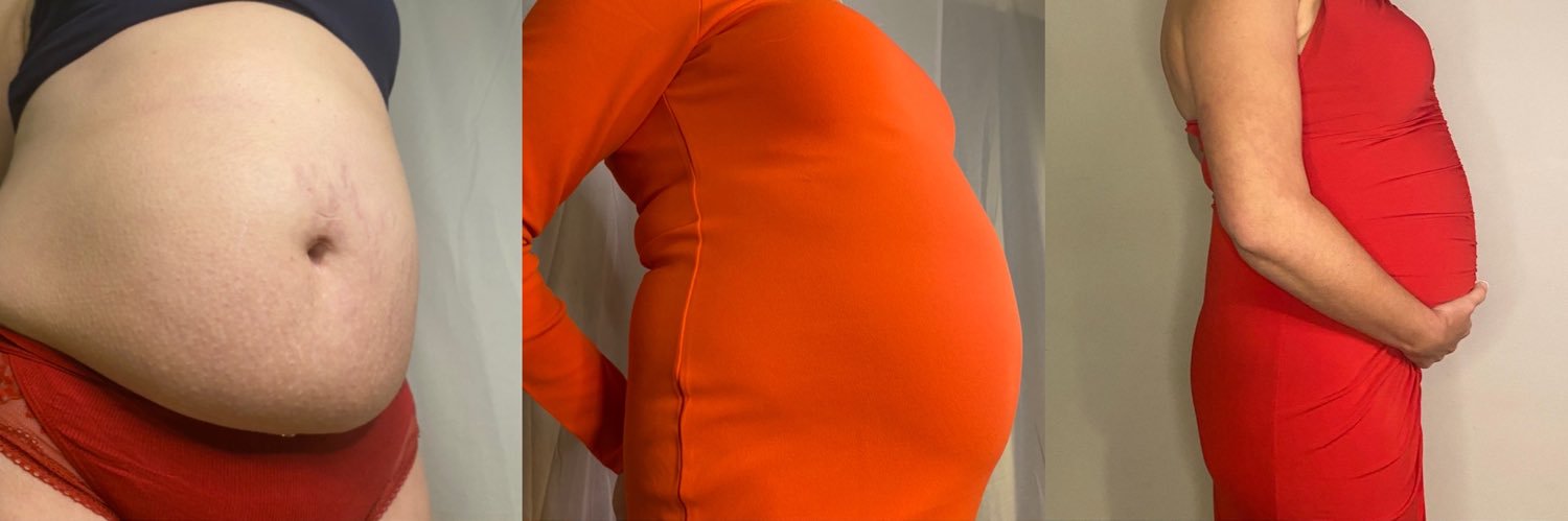 Positivley stuffed greedy girl's banner