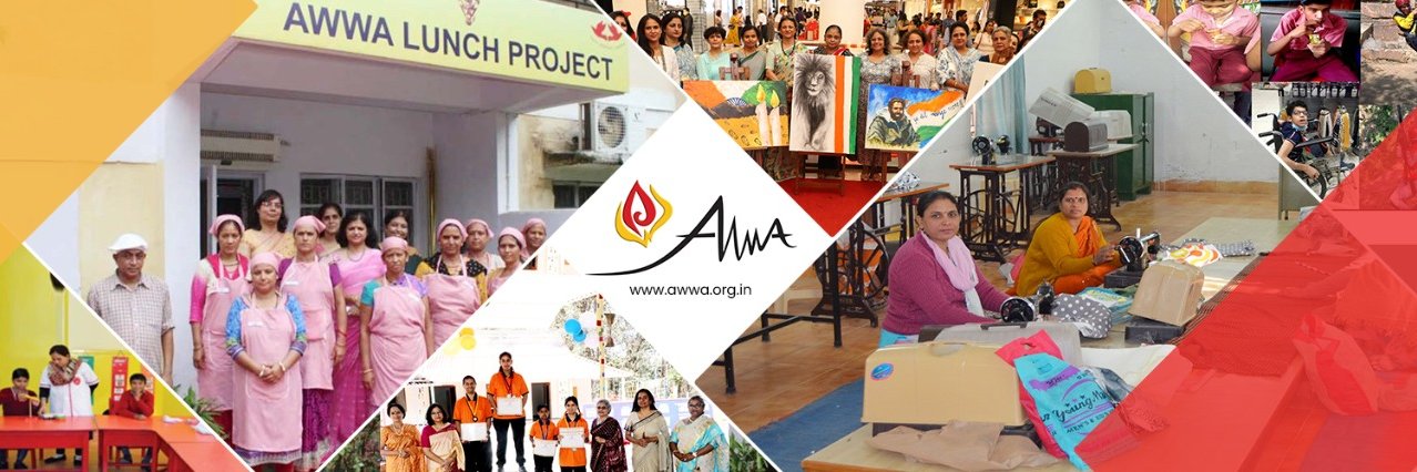 Army Women's Welfare Association's banner