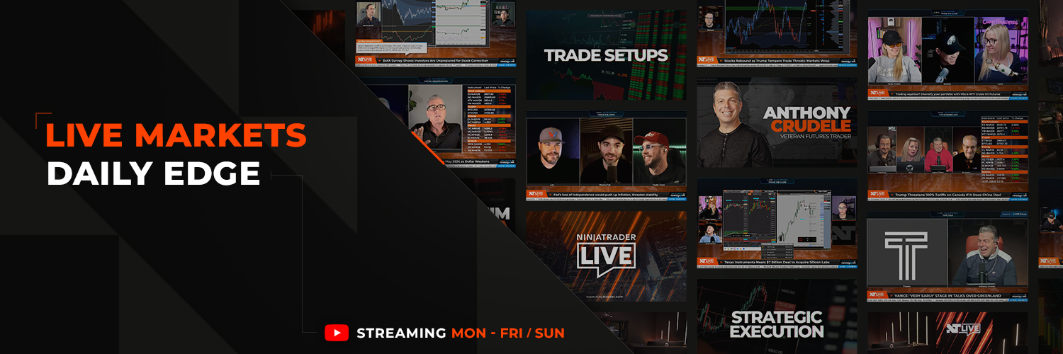 NinjaTrader Live's banner