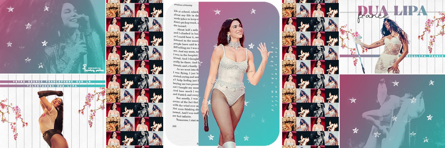 DUA LIPA FRANCE's banner