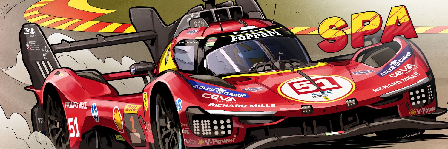 Ferrari Hypercar's banner