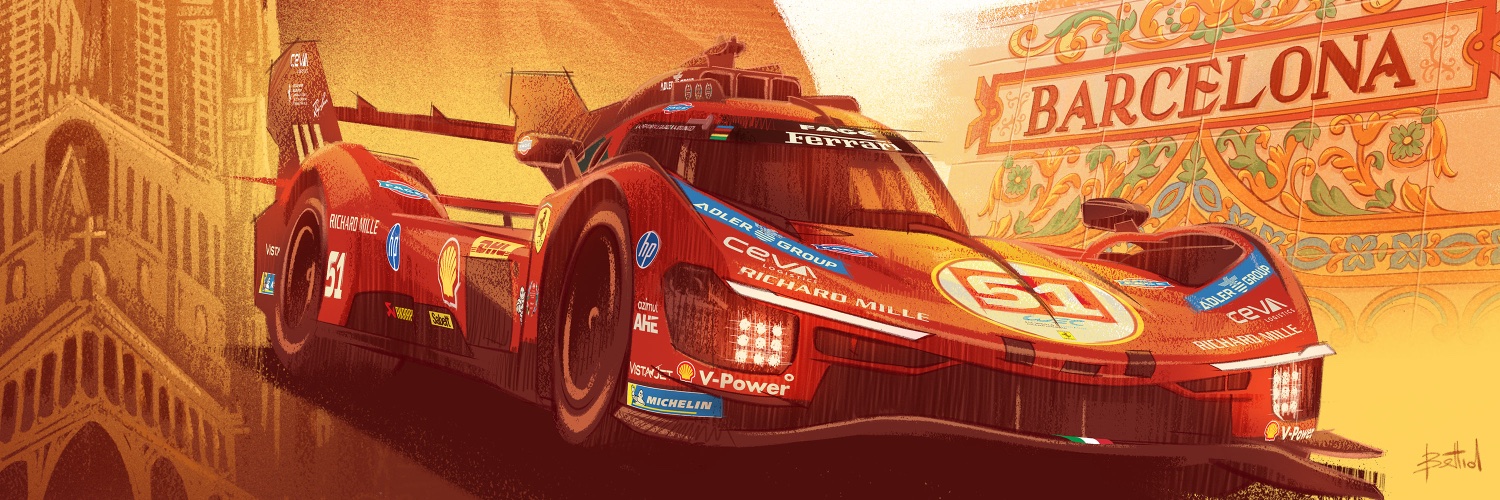Ferrari Hypercar's banner