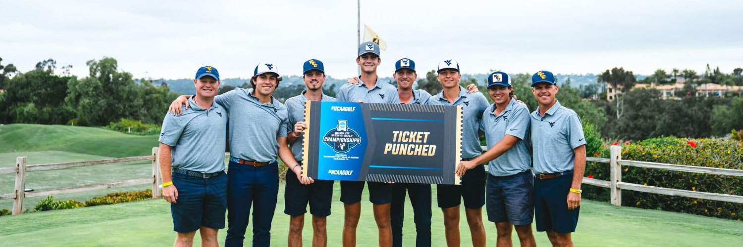 WVU Golf's banner
