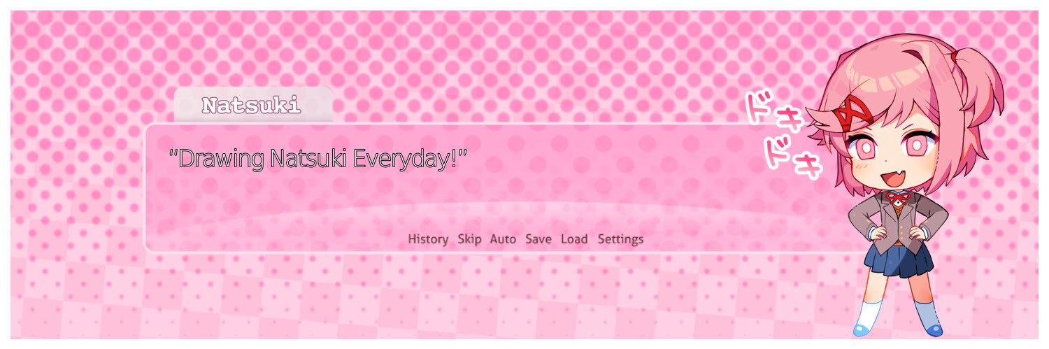 Drawing Natsuki Everyday!'s banner