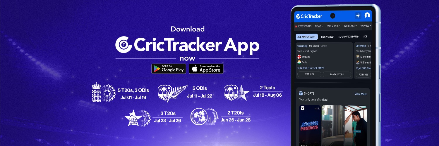 CricTracker's banner