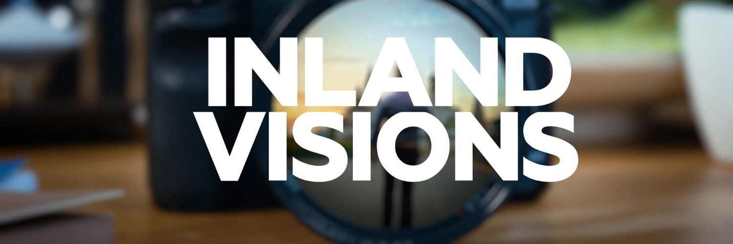 Inland Visions with Peter Scott's banner