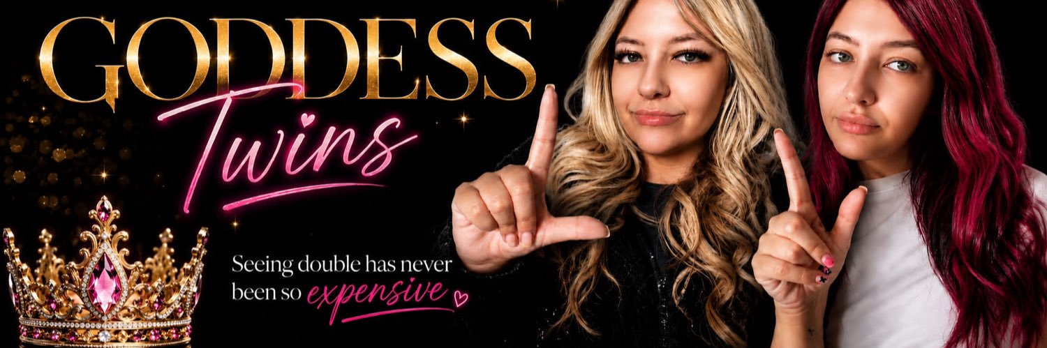 Findom goddess twins 🏴󠁧󠁢󠁳󠁣󠁴󠁿👑's banner