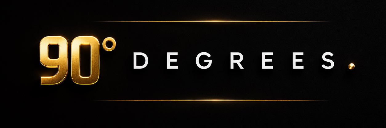 90 DEGREES 🌍's banner