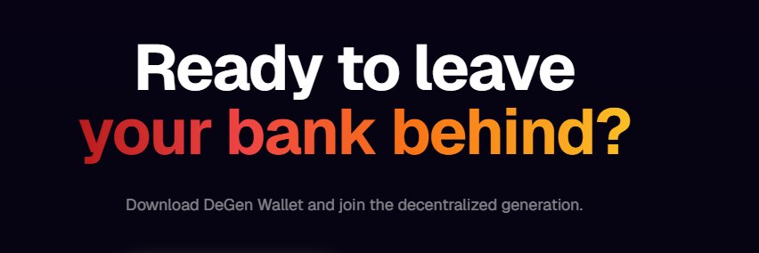 DeGen Wallet's banner