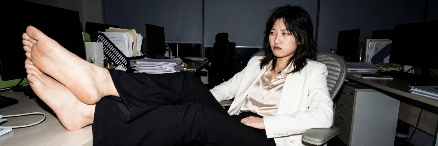 女人脚奴（femalefootslave）'s banner