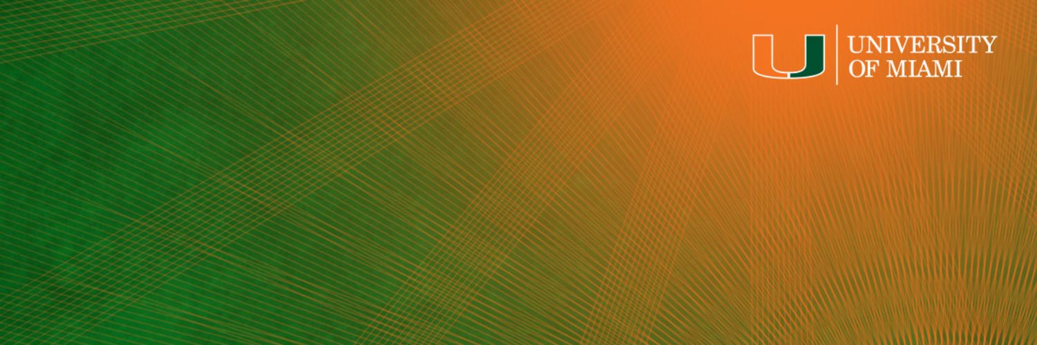 University of Miami's banner