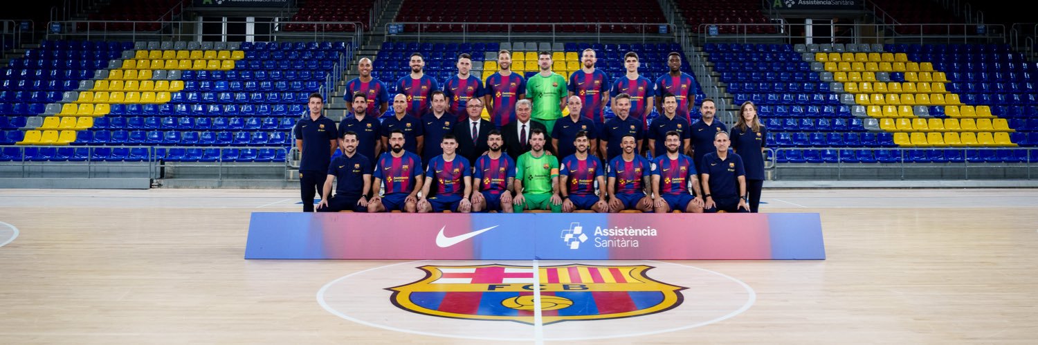 Barça Futbol Sala's banner