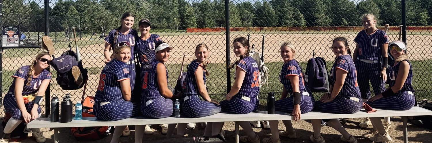 Unity-Russel Softball's banner