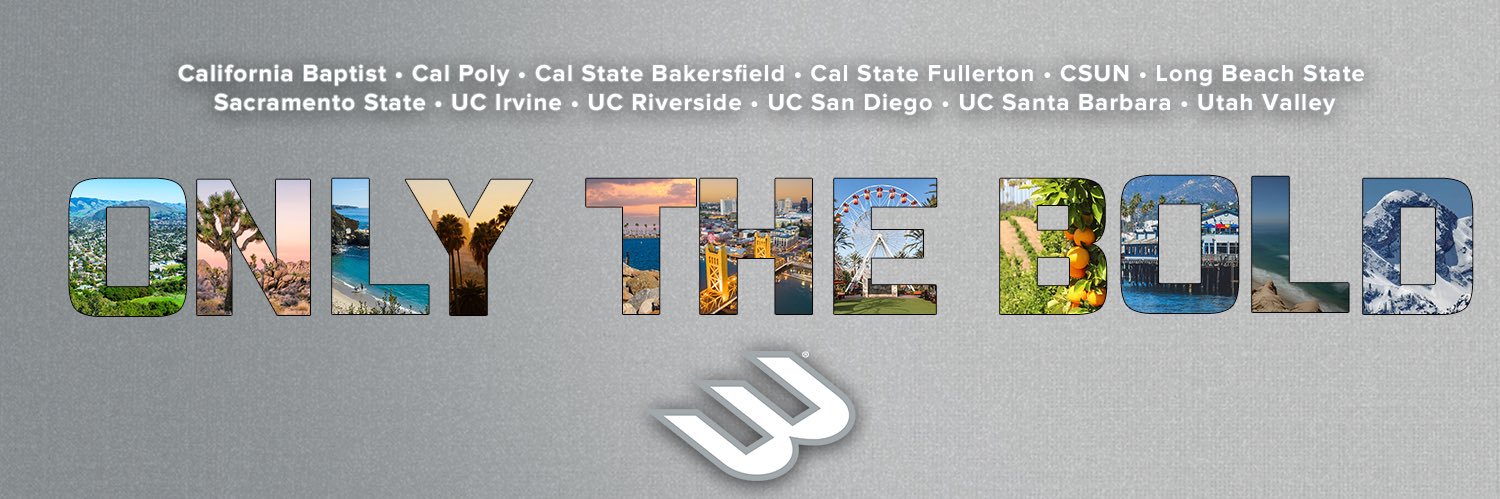 The Big West's banner