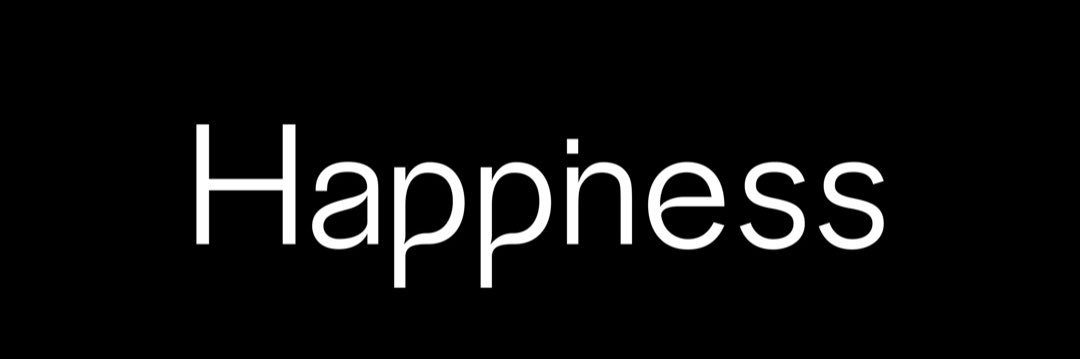 Happiness's banner