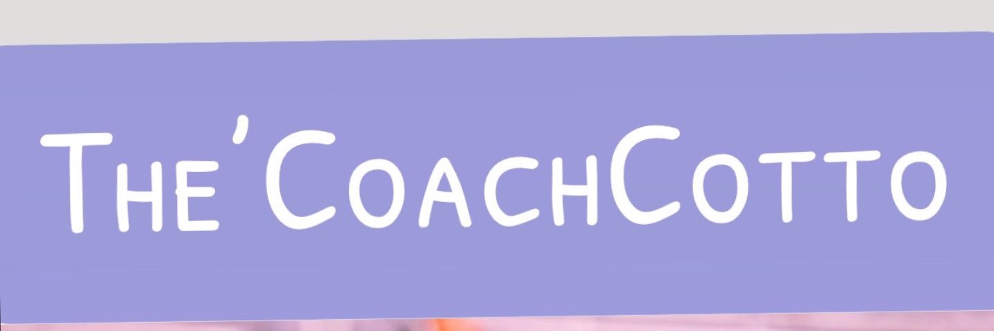 Coach Cotton's banner