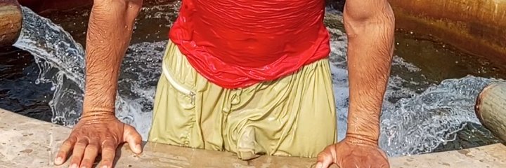 Tubewell bathing Culture's banner