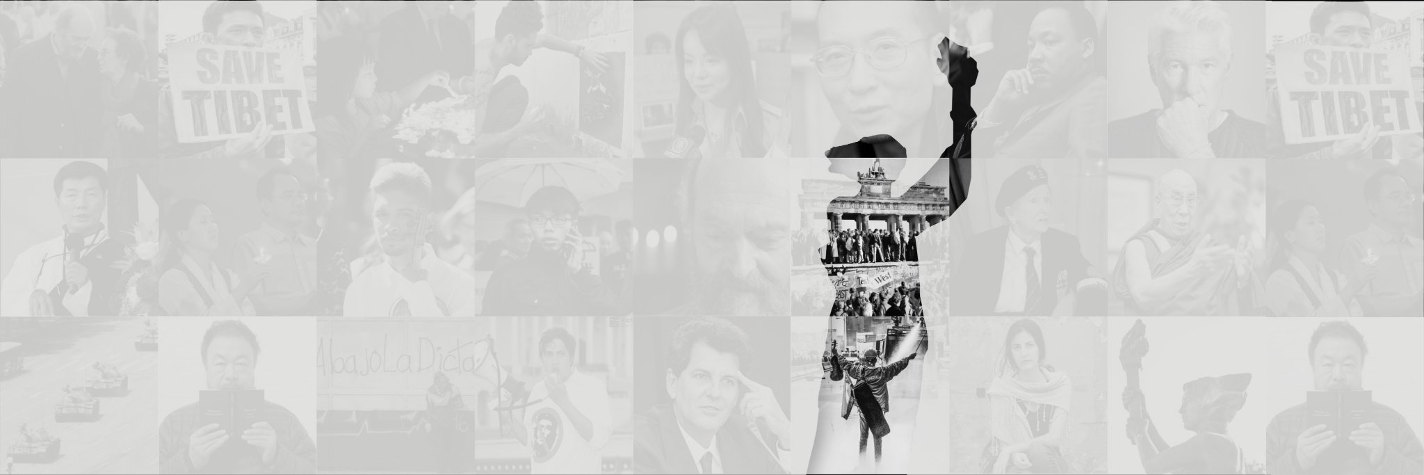 Victims of Communism's banner