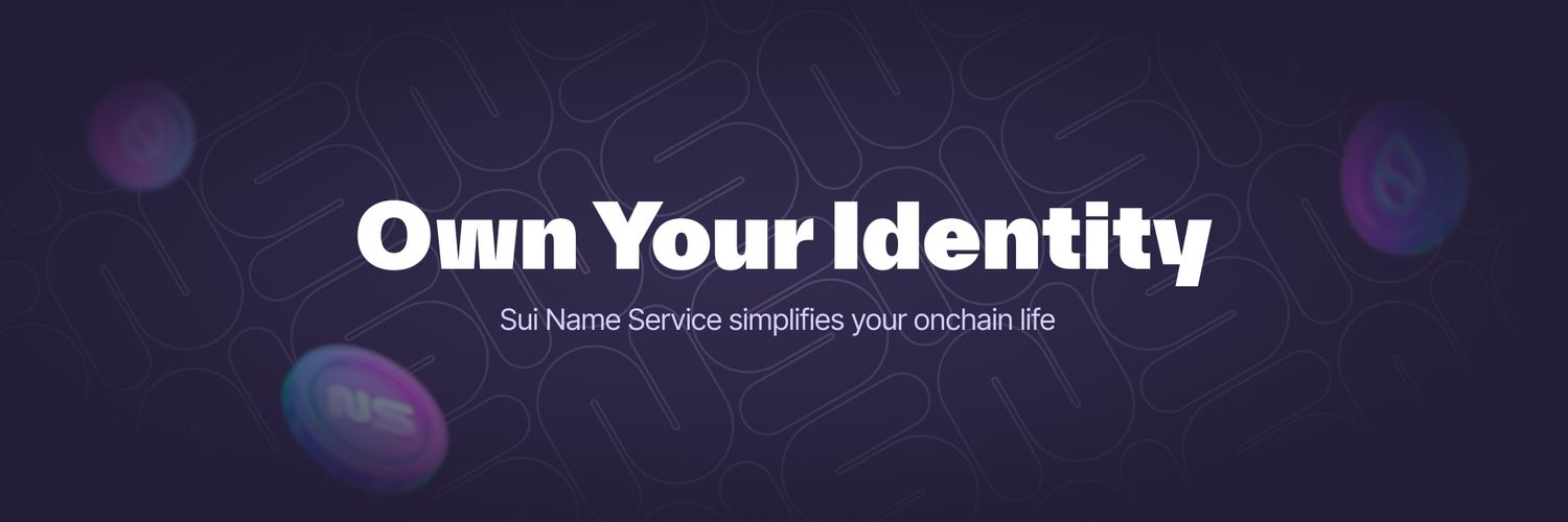 Sui Name Service (SuiNS)'s banner
